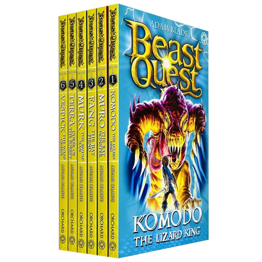 Beast Quest Series 6 by Adam Blade 6 Books Collection Set - Ages 7-9 - Paperback 7-9 Orchard Books