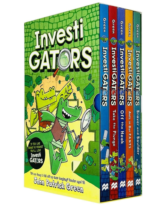 InvestiGators Series by John Patrick Green 5 Books Collection Box Set - Ages 7-9 - Paperback 7-9 Macmillan