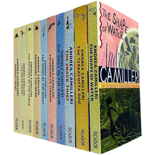 Inspector Montalbano by Andrea Camilleri Books 1-10 Collection Set - Fiction - Paperback Fiction Picador