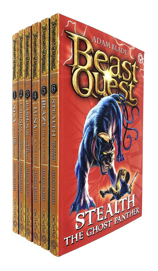 Beast Quest Series 4 by Adam Blade: 6 books Collection Set - Ages 7-9 - Paperback 7-9 Orchard Books