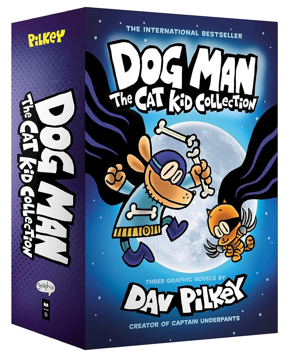 Dog Man: Book 4-6 Graphic Novels by Dav Pilkey 3 Books Collection Box Set - Ages 6-12 - Hardback Graphic Novels Scholastic