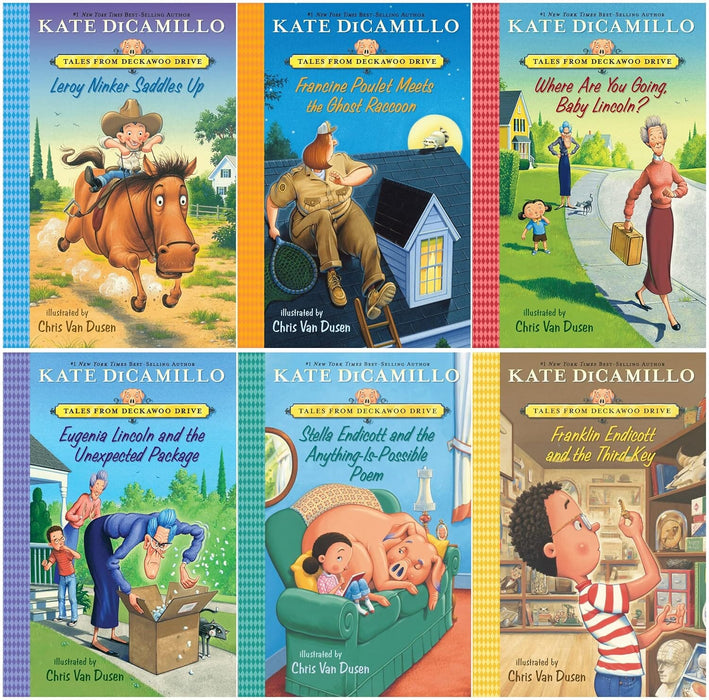 Tales from Deckawoo Drive Series By Kate DiCamillo 6 Books Collection Box Set - Ages 6-9 - Paperback 7-9 Candlewick Press