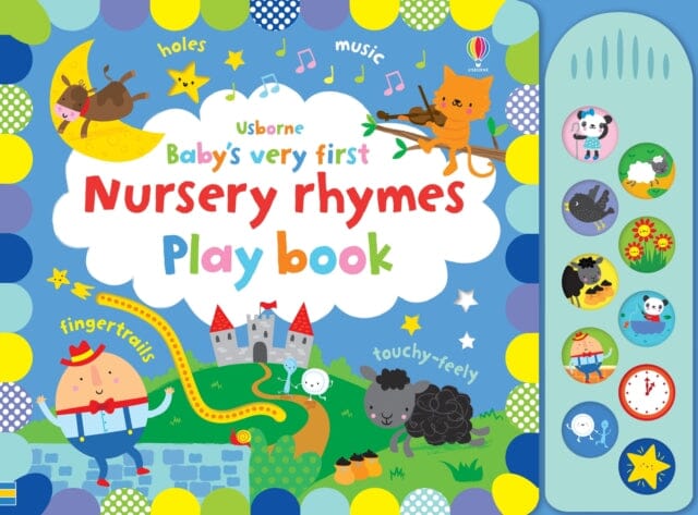 Baby's Very First Nursery Rhymes Playbook by Fiona Watt Extended Range Usborne Publishing Ltd