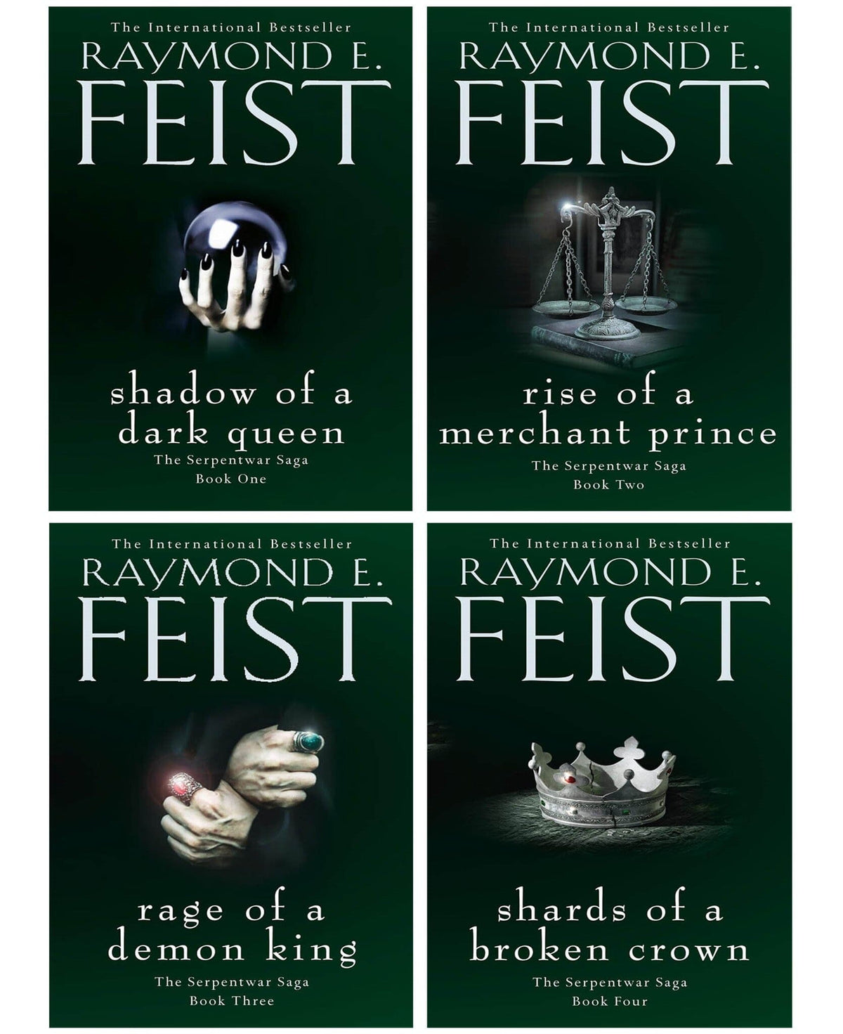 Riftwar Cycle: The Serpentwar Saga Series By Raymond E. Feist 4 Books ...