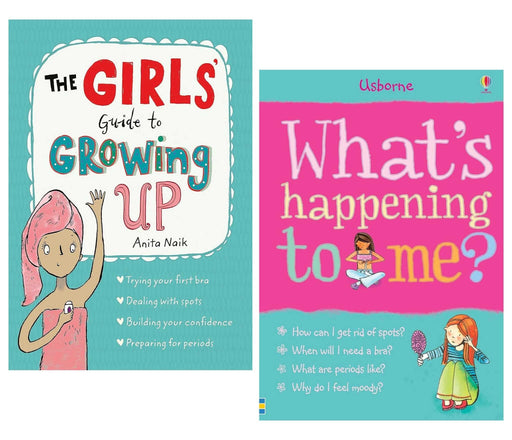 What's Happening to Me? & The Girls Guide to Growing Up By Susan Meredith & Anita Naik 2 Books Collection Set - Ages 8-14 - Paperback 9-14 Usborne Publishing Ltd