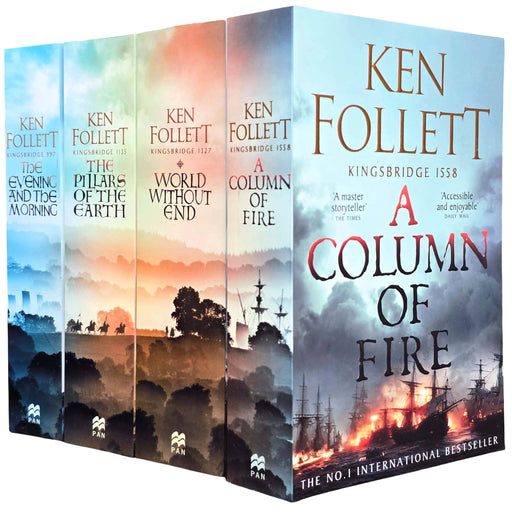 Kingsbridge Series by Ken Follett 4 Books Collection Set - Fiction - Paperback Fiction Pan Macmillan