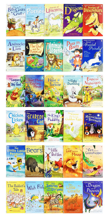 My Animal Stories Reading Library 30 Books Usborne - Ages 5-7 - Paperback