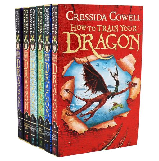 How To Train Your Dragon 6 Books Collection 1 to 6 by ‎Cressida Cowell - Ages 9-14 - Paperback 9-14 Hodder & Stoughton