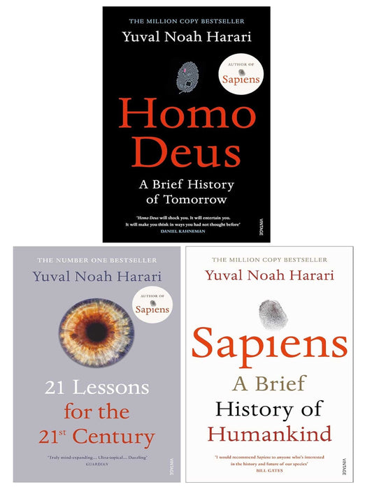 Yuval Noah Harari 3 Books Set Collection - Non-Fiction - Paperback Non-Fiction Penguin