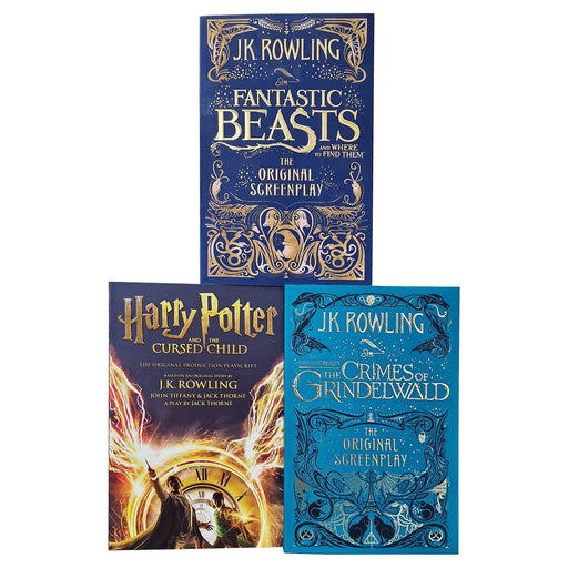 J.K. Rowling Collection 6 Books Set (Harry Potter and The Cursed Child Parts One and Two, Fantastic Beasts The Crimes of Grindelwald,The Original