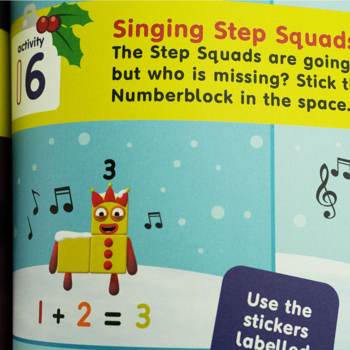 Numberblocks Christmas Collection 3 Books Set and A Children's Nursery Red Schoolbag for Boys & Girls- Ages 1-7 - Paperback/Hardback 5-7 Sweet Cherry Publishing