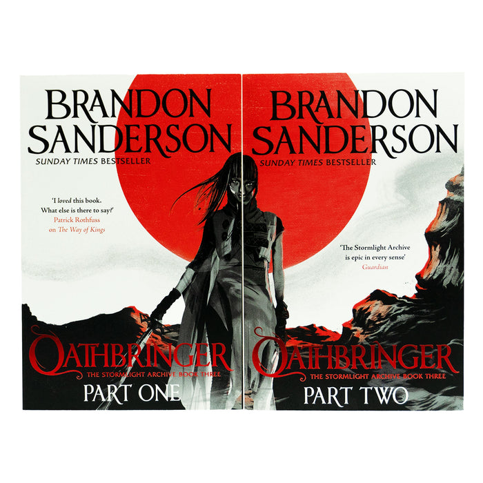 The Stormlight Archive 3: Oathbringer Parts 1 & 2 by Brandon Sanderson 2 Books Collection Set - Fiction - Paperback Fiction Gollancz