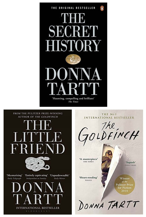 Donna Tartt 3 Books Collection Set - Fiction - Paperback — Books2Door