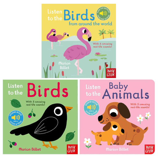 Listen to the... Series By Marion Billet 3 Books Collection Set - Ages 0-3 - Board Book 0-5 Nosy Crow Ltd