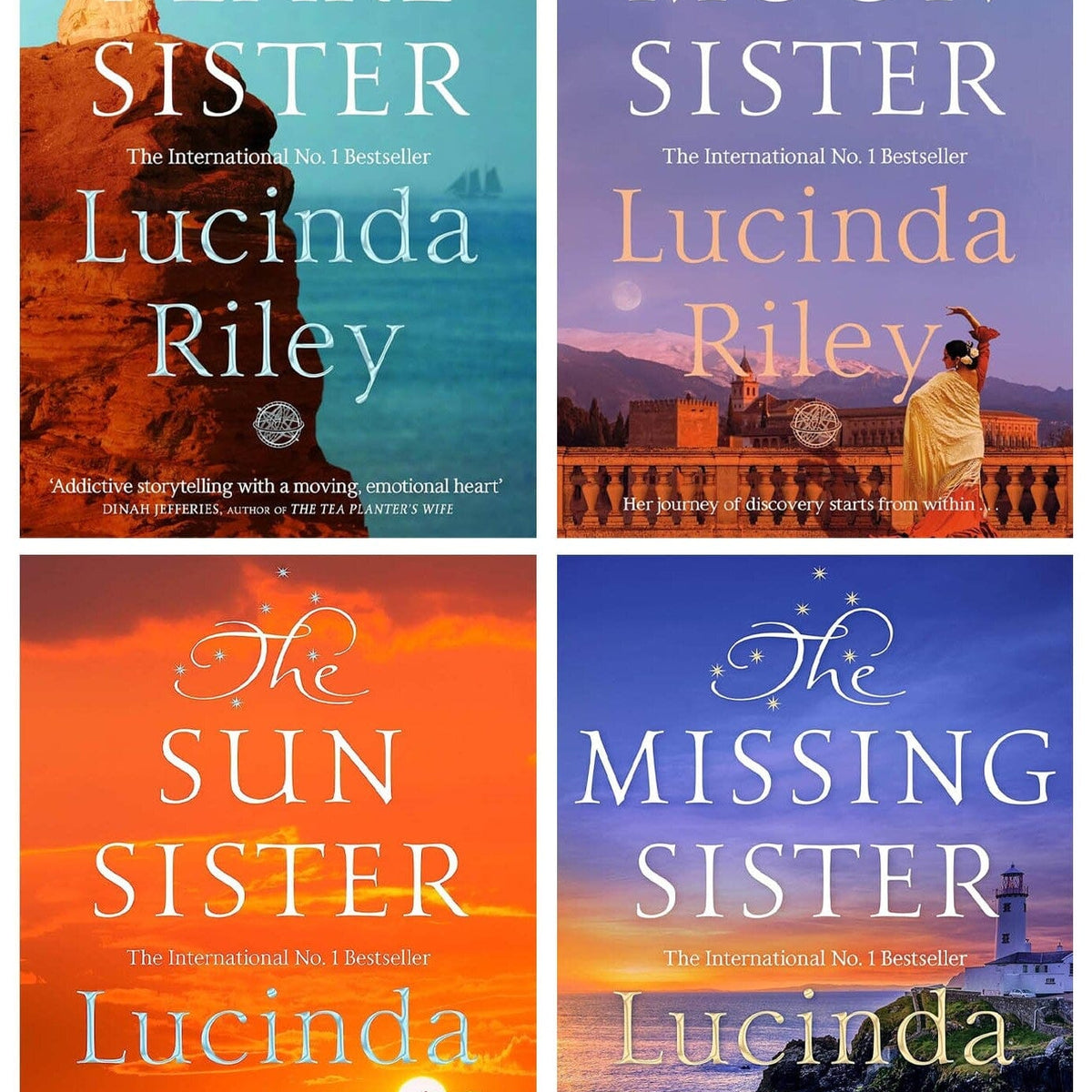 The Seven Sisters Series By Lucinda Riley 4 Books Collection Set - Fic 