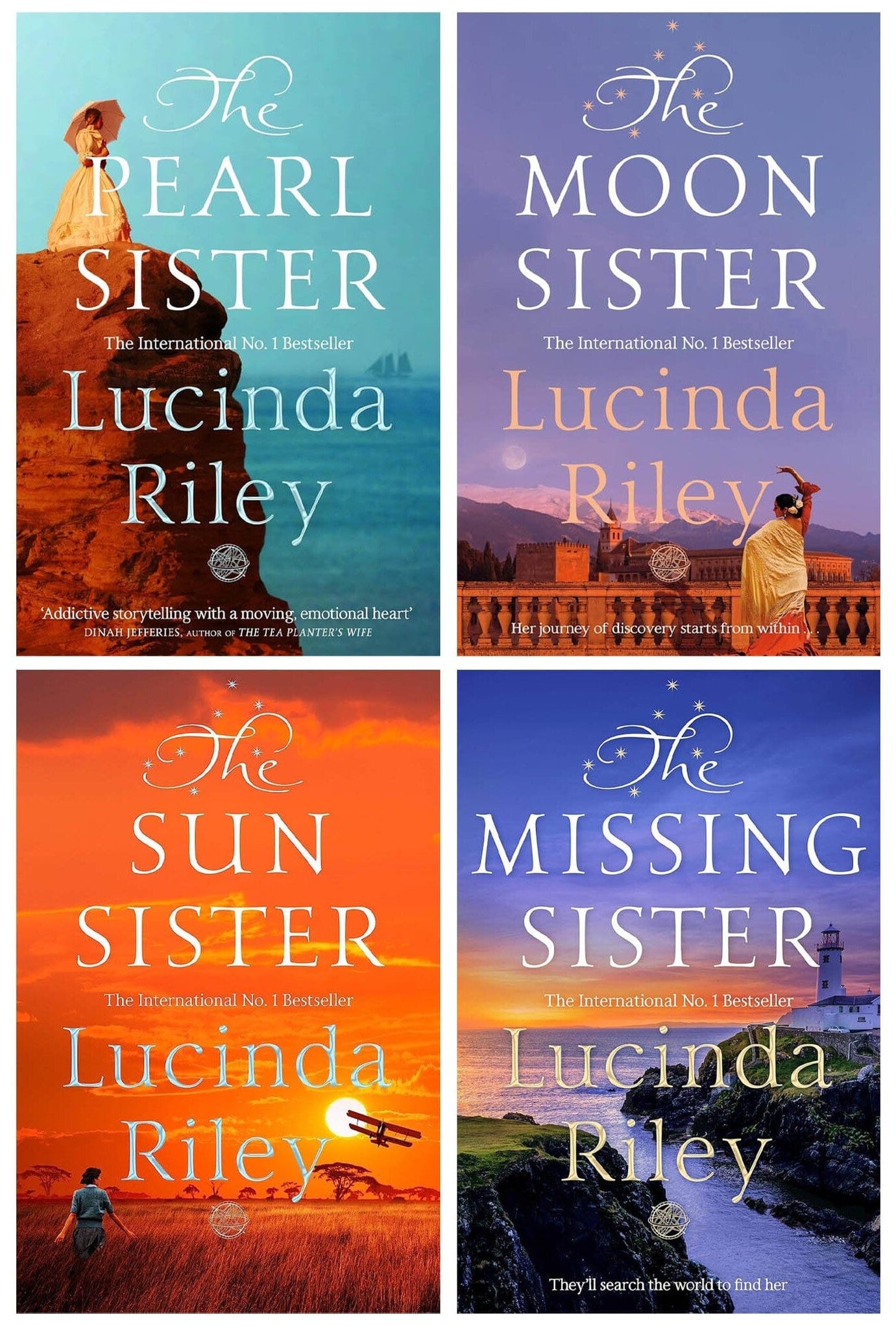 The Seven Sisters Series By Lucinda Riley 4 Books Collection Set - Fic ...