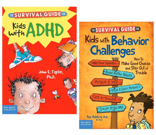 The Survival Guide for Kids Series: ADHD & Behavior Challenges 2 Books Collection Set - Ages 9-13 - Paperback 9-14 Free Spirit Publishing