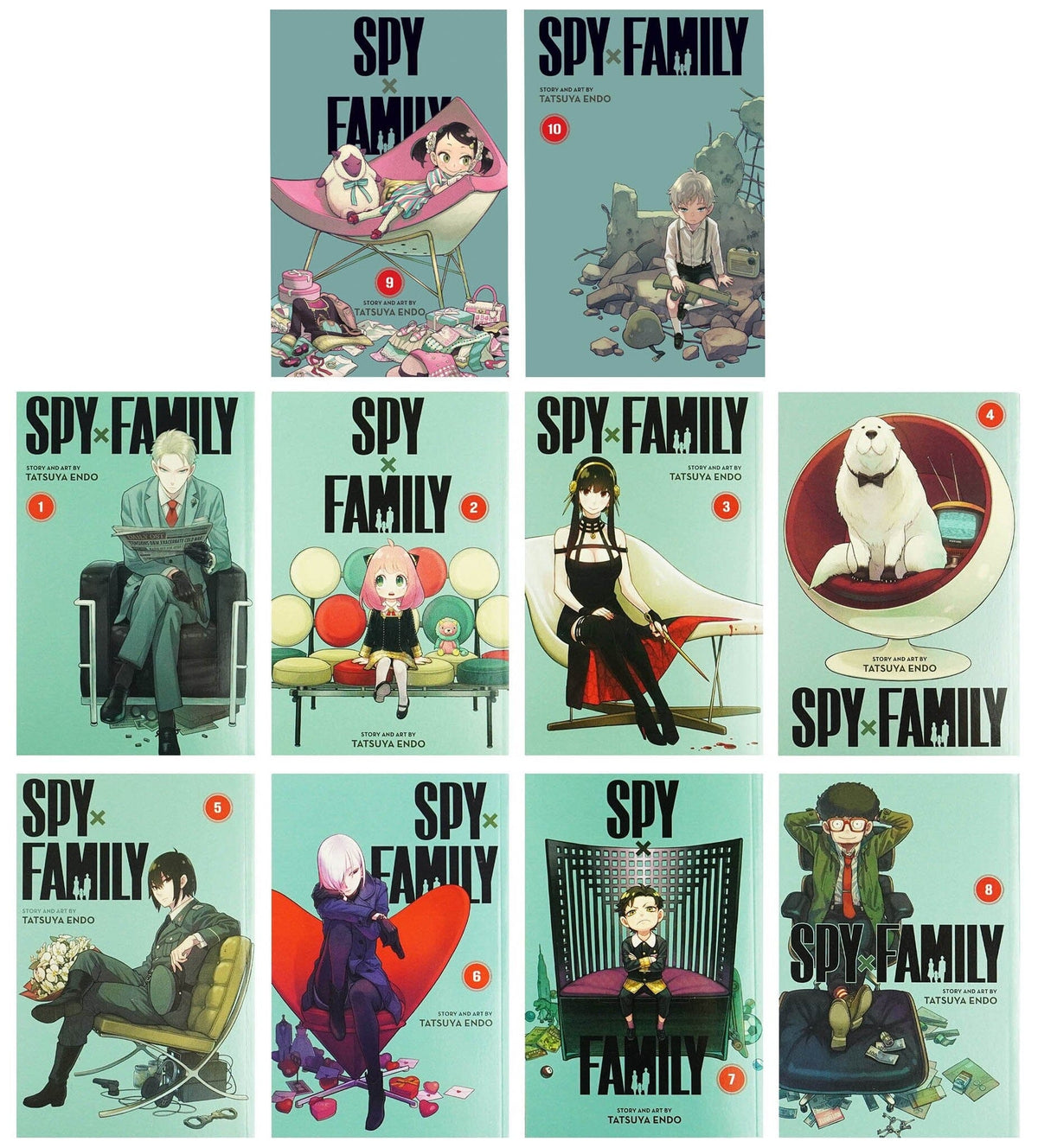 Spy x family outlets manga bundle