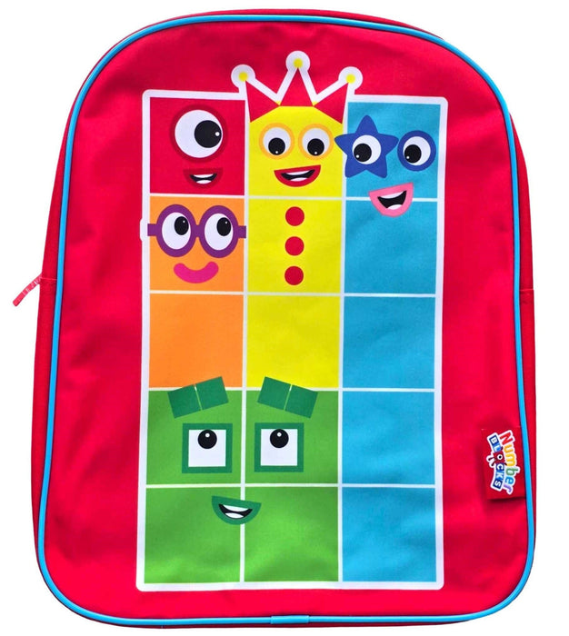 Numberblocks And Alphablocks Wipe Clean 4 Books & Numberblocks Red Backpack - Ages 1-7 - Board Book 5-7 Sweet Cherry Publishing