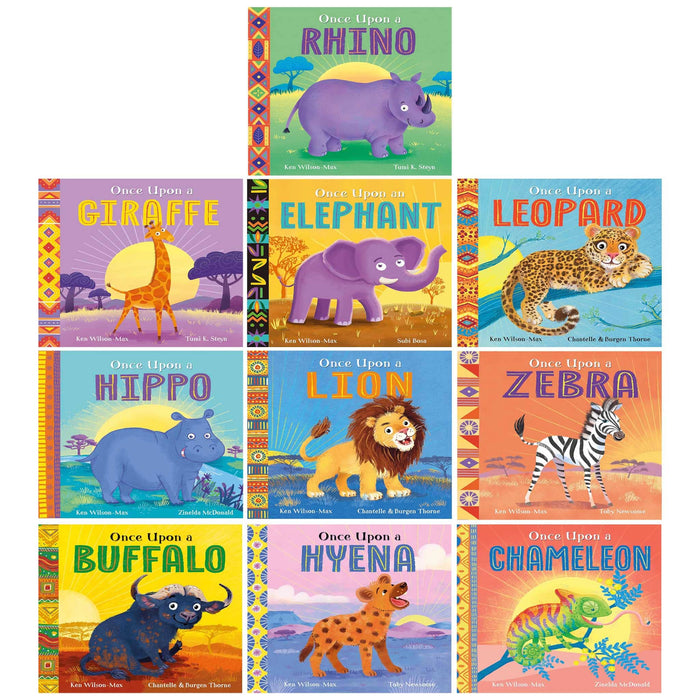 African Stories: Once Upon Animals Series By Ken Wilson-Max: 10 Books Collection Set - Ages 3-5 - Paperback 0-5 Hachette