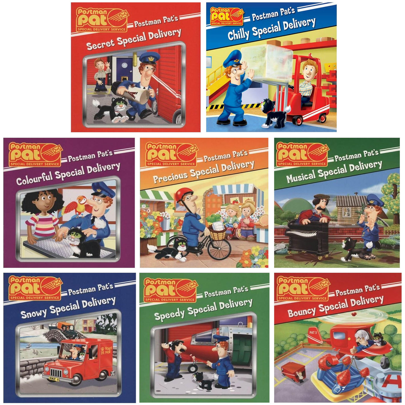 Postman Pat Special Delivery Service Series 8 Picture Books Collection Set - Ages 5-9 - Paperback 5-7 Egmont Publishing
