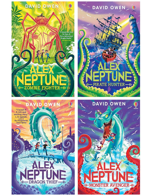 Alex Neptune Series By David Owen 4 Books Collection Set - Ages 9-12 - Paperback 9-14 Usborne Publishing Ltd