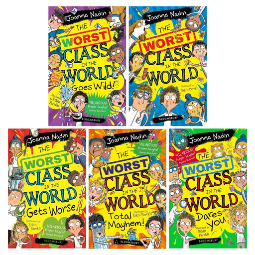 The Worst Class in the World by Joanna Nadin 5 Books Collection Set - Age 5-9 - Paperback 5-7 Bloomsbury Publishing PLC