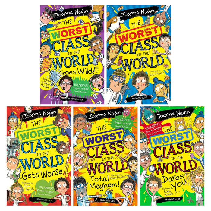 The Worst Class in the World by Joanna Nadin 5 Books Collection Set - Age 5-9 - Paperback 5-7 Bloomsbury Publishing PLC