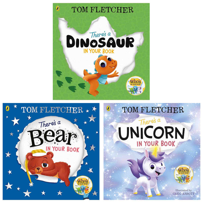 Who's In Your Book? Series By Tom Fletcher 3 Picture Books Collection Set - Ages 2-5 - Paperback 0-5 Penguin