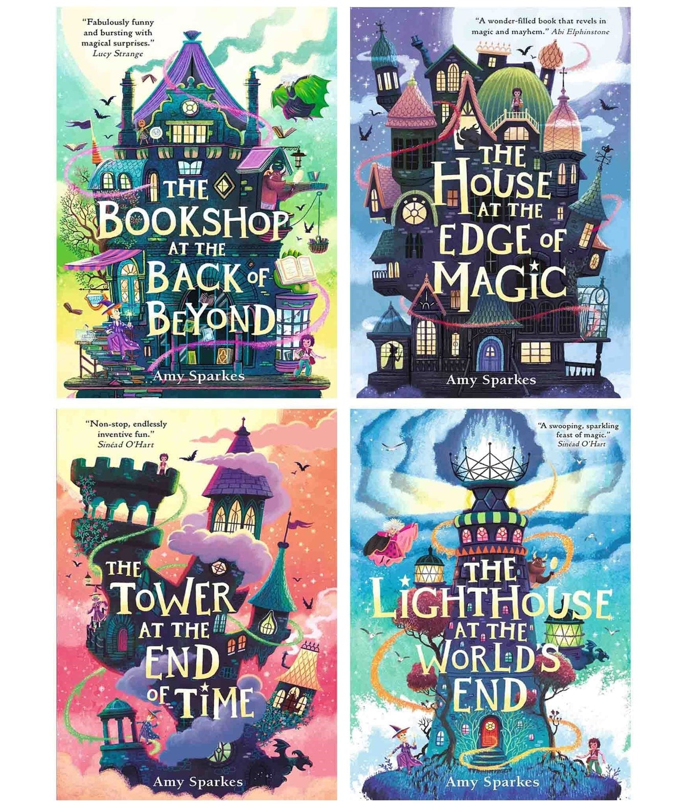 The House at the Edge of Magic Series by Amy Sparkes 4 Books Collection Set - Ages 8-11 - Paperback 9-14 Walker Books Ltd
