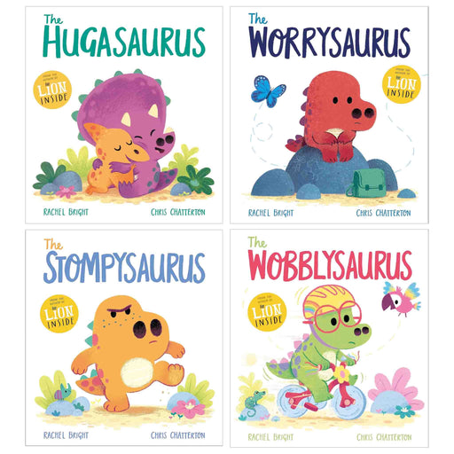 DinoFeelings Series By Rachel Bright 4 Books Collection Set - Ages 3-5 - Paperback 0-5 Orchard Books