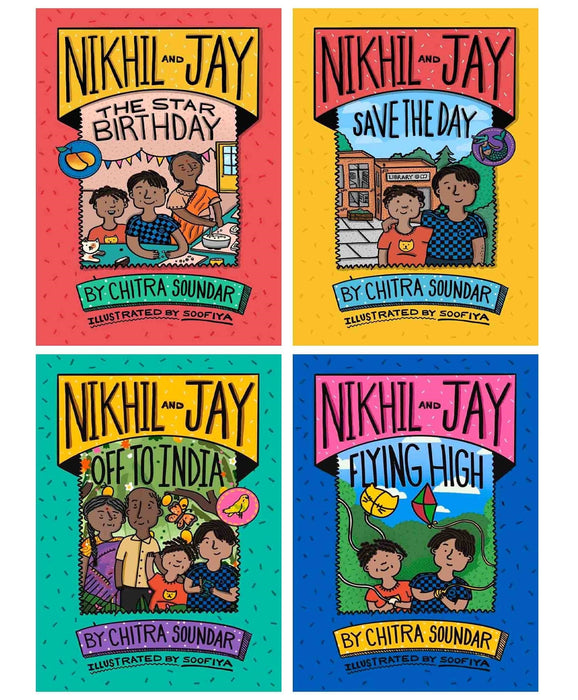 Nikhil and Jay Series by Chitra Soundar 4 Books Collection Set - Ages 5-12 - Paperback 7-9 Otter-Barry Books Ltd