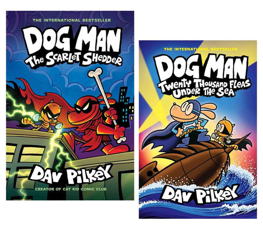 Dog Man Series by Dav Pilkey Book No. 11 & 12 Collection 2 Books Set- Ages 6-12 - Paperback/Hardback 7-9 Scholastic