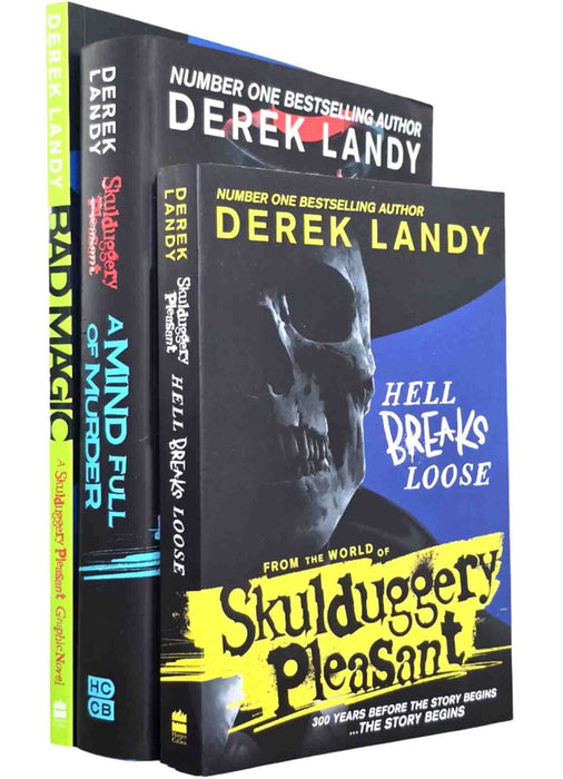 The Skulduggery Pleasant Graphic Novels by Derek Landy 3 Books Collection Set - Ages 11-14 - Paperback Graphic Novels HarperCollins Publishers