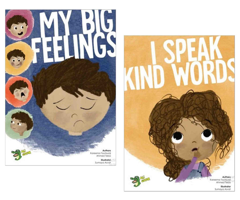 My Big Feelings & I Speak Kind Words 2 Picture Books Collection Set - Ages 3-7 - Paperback 5-7 Ali Gator