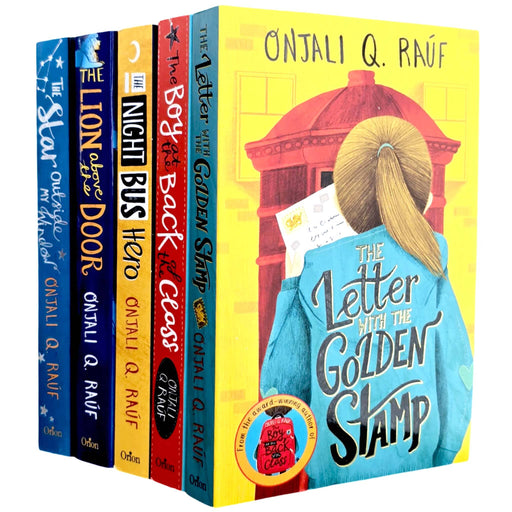 Onjali Q. Rauf Collection 5 Books Set (The Letter with the Golden Stamp and Other Novels) - Ages 8-12 - Paperback 9-14 Orion Children's Books