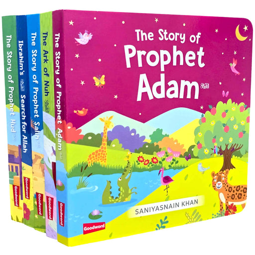 The Story of Prophets Series (Set 1) By Saniyasnain Khan 5 Books Collection Set - Ages 0-5 - Board Book 0-5 Good Word Books