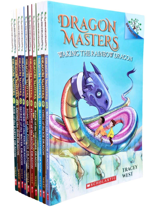 Dragon Masters Series (Book 1-10) By Tracey West 10 illustrated Books Collection Set - Ages 6-9 - Paperback 7-9 Scholastic