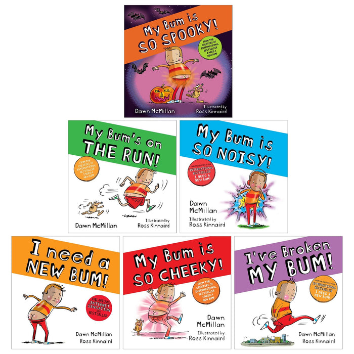 New Bum Series by Dawn McMillan 6 Book Collection Set - Ages 2-6 - Paperback 0-5 Scholastic