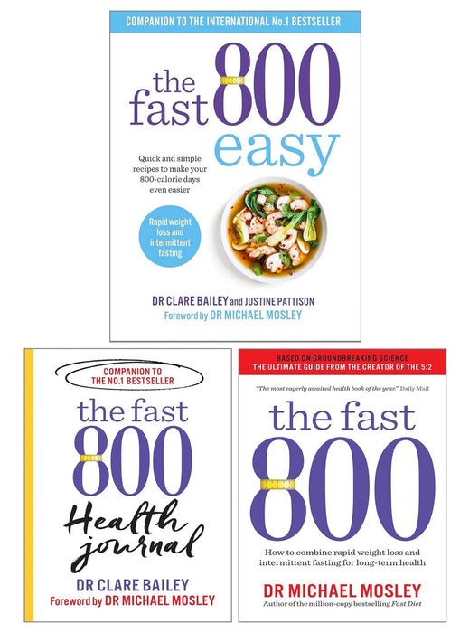 The Fast 800 Collection (The Fast 800, The Fast 800: Easy & The Fast 800: Health Journal) 3 Books Set - Non Fiction - Paperback Non-Fiction Short Books Ltd