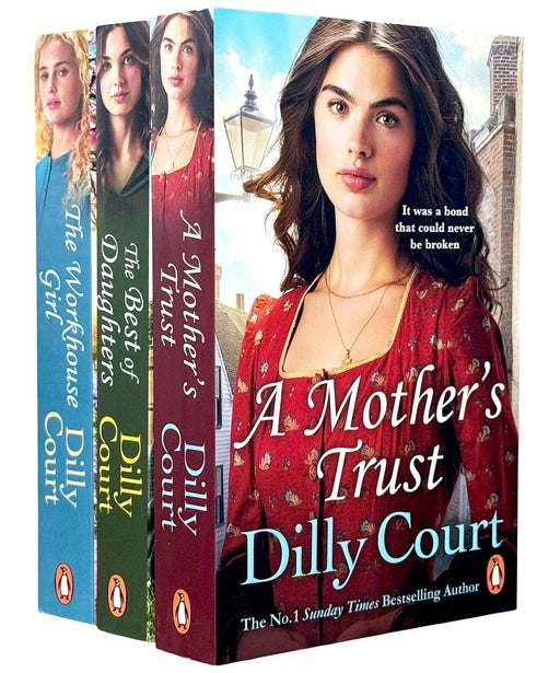 Dilly Court: A Mother Trust, The Best of Daughters & The Workhouse Girl 3 Books Collection Set - Fiction - Paperback Fiction Penguin