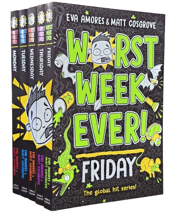 Worst Week Ever! Series By Eva Amores And Matt Cosgrove 5 Books Collection Set - Ages 8+ - Paperback 9-14 Simon & Schuster Children's UK