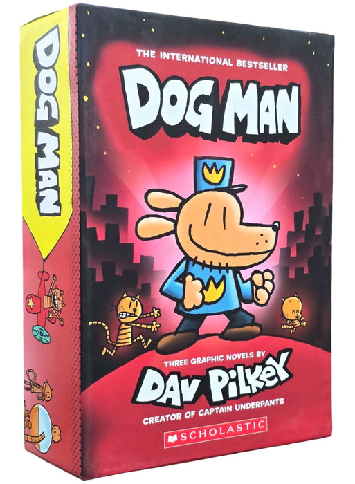 Dog Man: Book 1-3 Graphic Novels by Dav Pilkey 3 Books Collection Box Set - Ages 6-12 - Hardback Graphic Novels Scholastic