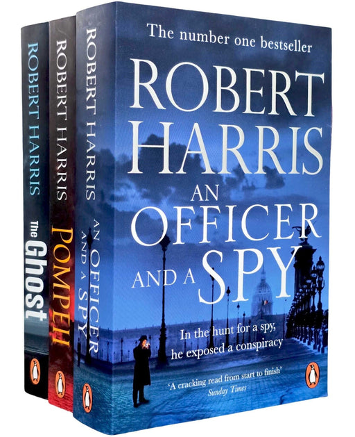 Robert Harris Collection (The Ghost, Pompeii & An Officer and a Spy) 3 Books Set - Fiction - Paperback Fiction Penguin