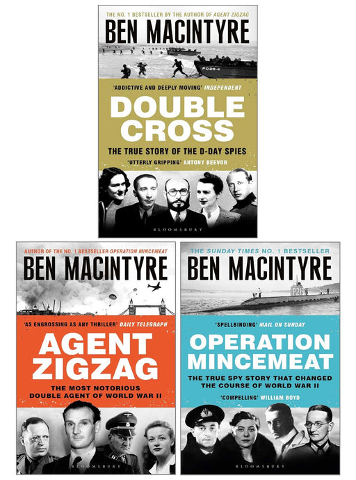 Ben Macintyre Collection (Double Cross, Agent Zigzag & Operation Mincemeat) 3 Books Set - Non Fiction - Paperback Non-Fiction Simon & Schuster