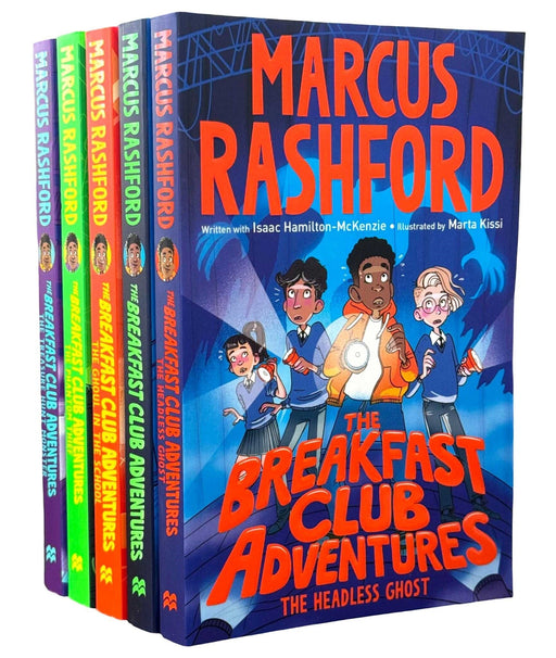 The Breakfast Club Adventures Series By Marcus Rashford 5 Books Collection Set - Ages 8-11 - Paperback 9-14 Macmillan