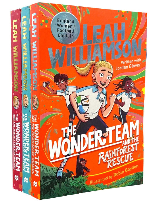 Wonder Team Series By Leah Williamson 3 Books Collection Set - Ages 8-11 - Paperback 9-14 Pan Macmillan