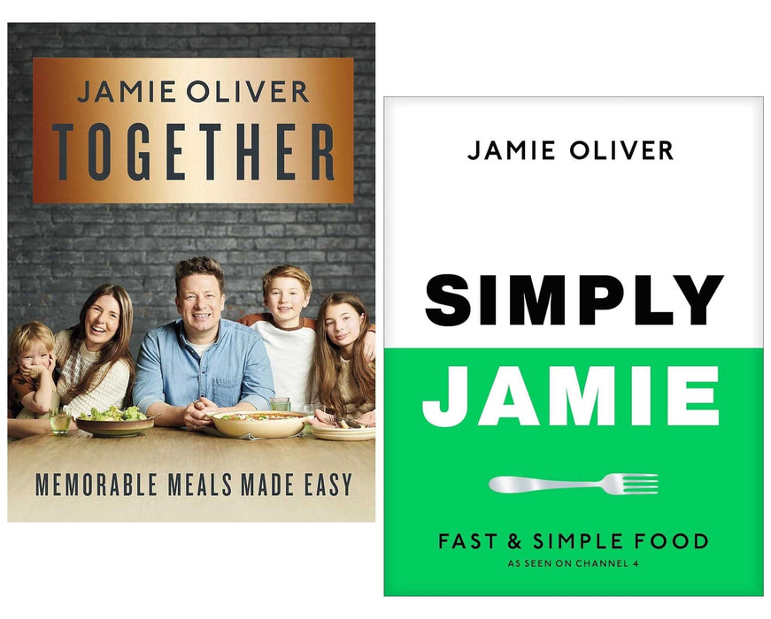 Together & Simply Jamie: By Jamie Oliver 2 Books Collection Set - Non Fiction - Hardback Non-Fiction Various