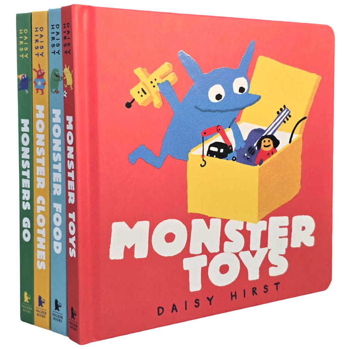 Monster's Series By Daisy Hirst: 4 Books Collection Set - Ages 0-3 - Board Book