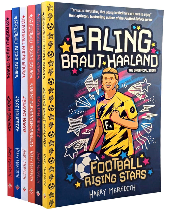 Football Rising Stars By Harry Meredith 6 Books Collection Set - Ages 7-9 - Paperback 7-9 Sweet Cherry Publishing